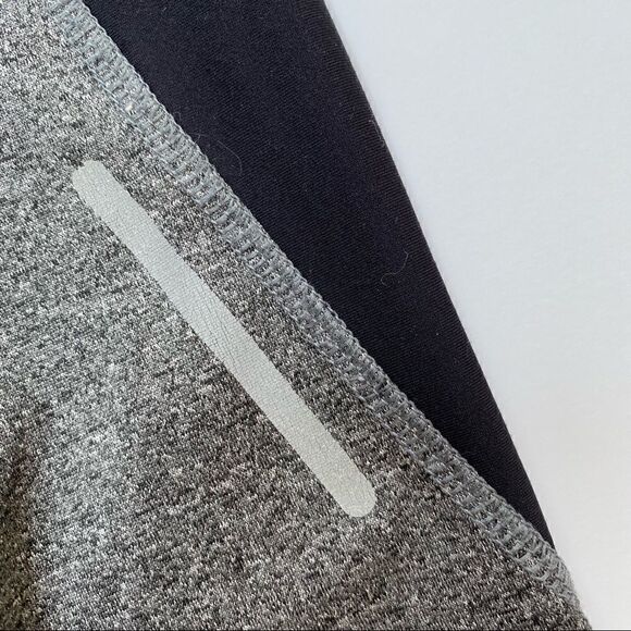 C&C California Cropped Workout Leggings Gray & Black S - Picture 5 of 14